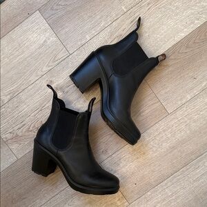Blundstone Black Heeled Boots